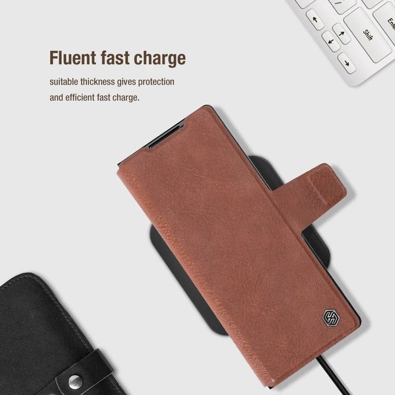 FRATO Fold 6 Collection Samsung Galaxy Z Fold 6 Nillkin Aoge Leather Cover Case Cover
