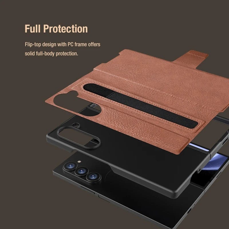FRATO Fold 6 Collection Samsung Galaxy Z Fold 6 Nillkin Aoge Leather Cover Case Cover