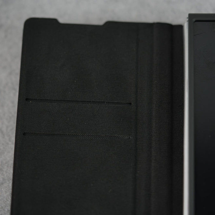 FRATO Fold 6 Collection Samsung Galaxy Z Fold 6 Premium Leather Textured Flip Case with Metal Kick Stand Cover