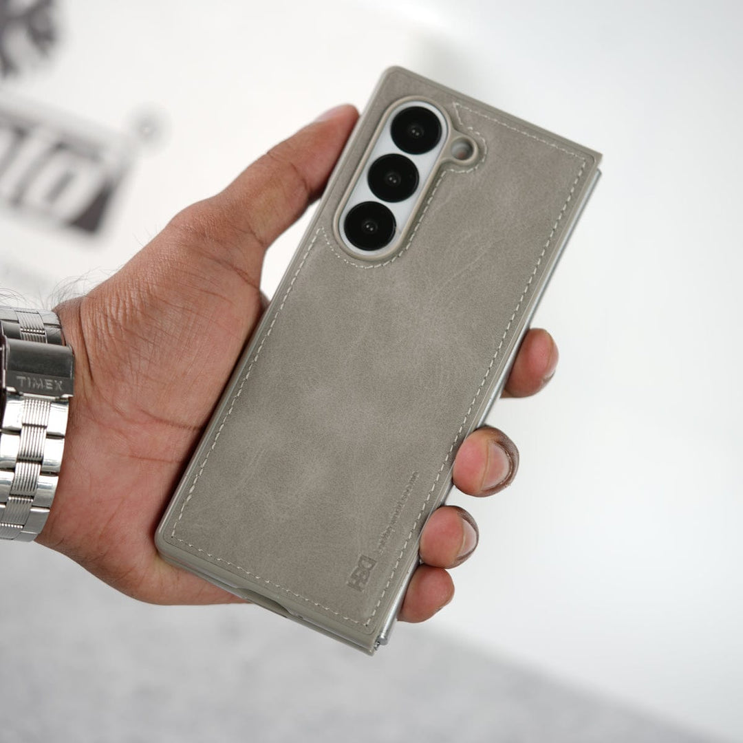 FRATO Fold 6 Collection Samsung Galaxy Z Fold 6 PU Leather Case Cover
