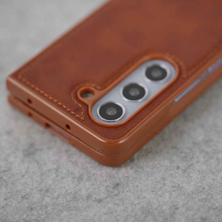 FRATO Fold 6 Collection Samsung Galaxy Z Fold 6 PU Leather Case Cover