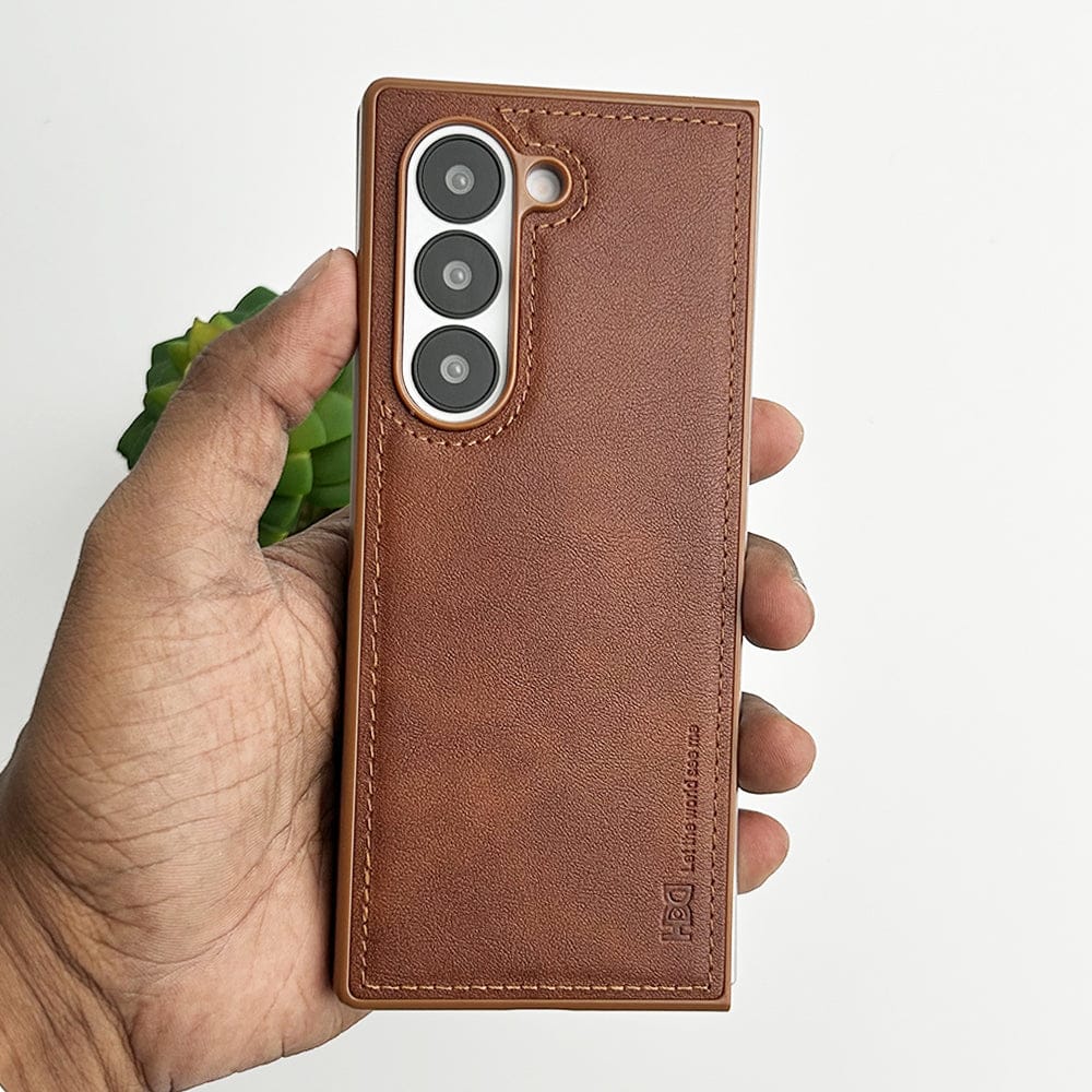 FRATO Fold 6 Collection Samsung Galaxy Z Fold 6 PU Leather Case Cover