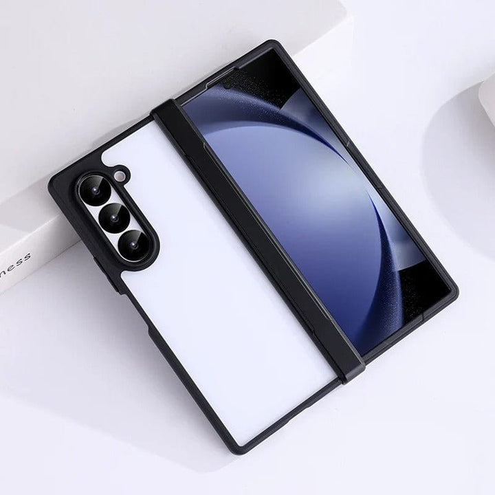 FRATO Fold 6 Collection Samsung Galaxy Z Fold 6 Shockproof Bumper Transparent Back Case Cover