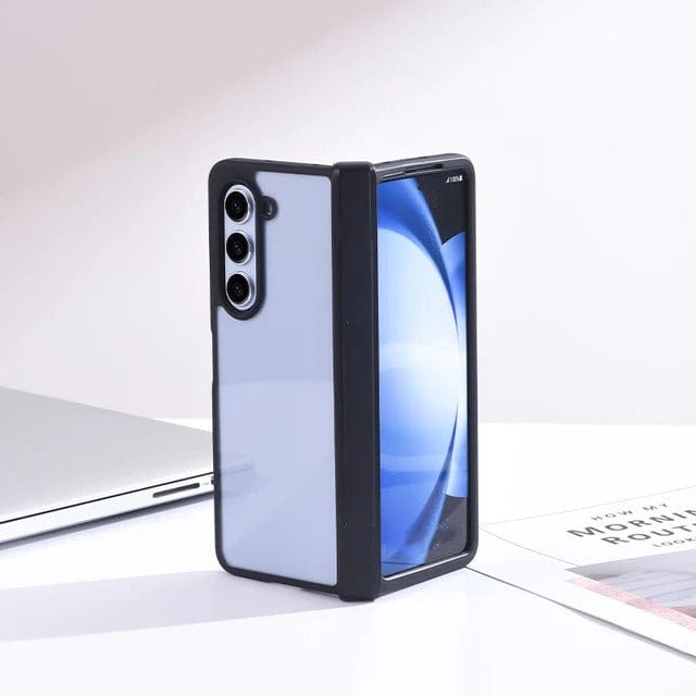 FRATO Fold 6 Collection Samsung Galaxy Z Fold 6 Shockproof Bumper Transparent Back Case Cover