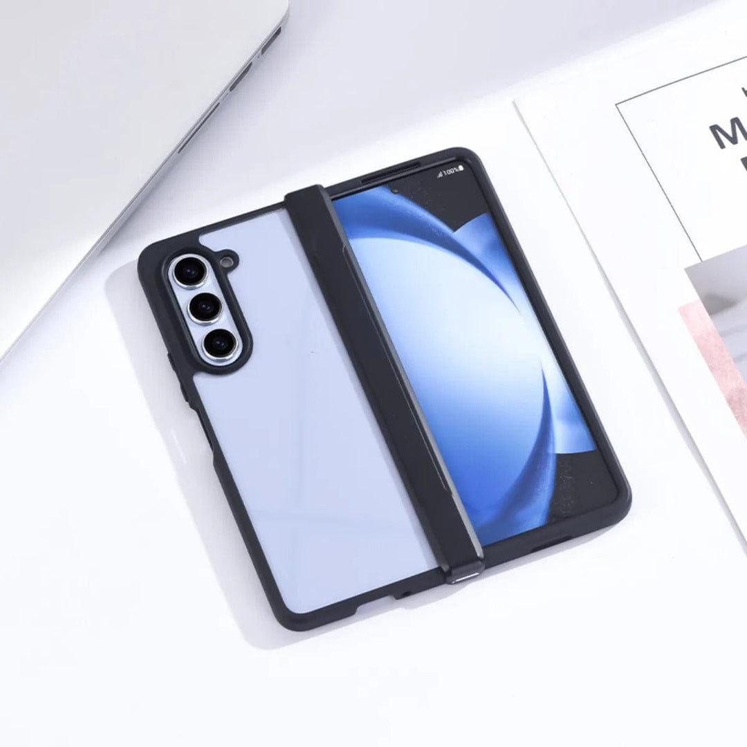 FRATO Fold 6 Collection Samsung Galaxy Z Fold 6 Shockproof Bumper Transparent Back Case Cover