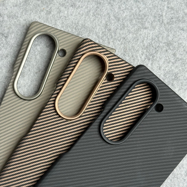 FRATO Fold 6 Collection Samsung Galaxy Z Fold 6 Small Carbon Line Pattern Case Cover