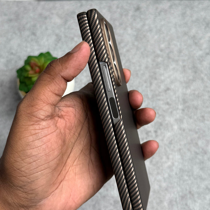 FRATO Fold 6 Collection Samsung Galaxy Z Fold 6 Small Carbon Line Pattern Case Cover