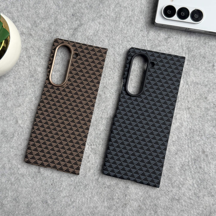 FRATO Fold 6 Collection Samsung Galaxy Z Fold 6 Small Geometric Triangle Pattern Case Cover