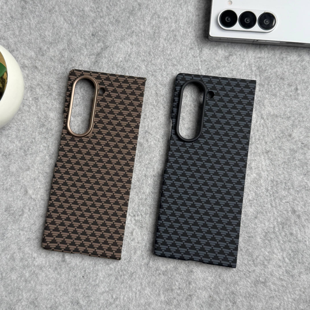 FRATO Fold 6 Collection Samsung Galaxy Z Fold 6 Small Geometric Triangle Pattern Case Cover