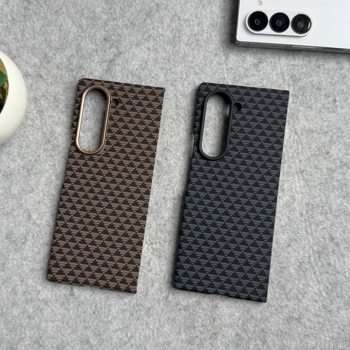 FRATO Fold 6 Collection Samsung Galaxy Z Fold 6 Small Geometric Triangle Pattern Case Cover