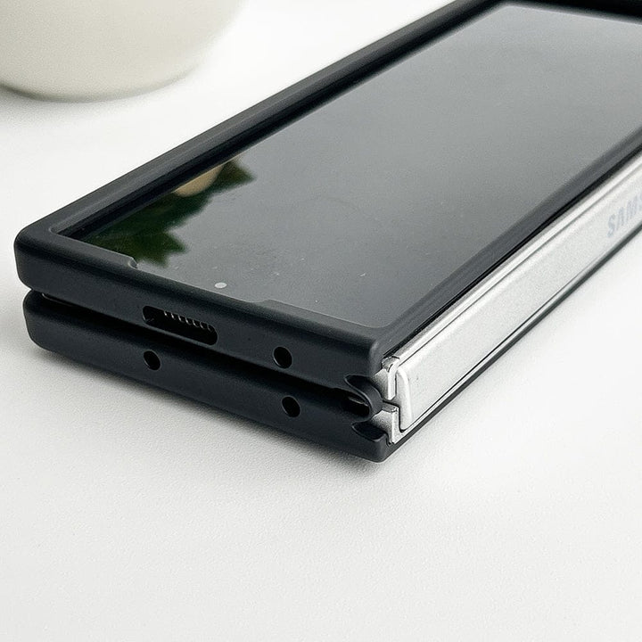 FRATO Fold 6 Collection Samsung Galaxy Z Fold 6 Smoke Frosted Case With Magnetic Charging Ring
