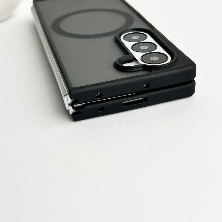 FRATO Fold 6 Collection Samsung Galaxy Z Fold 6 Smoke Frosted Case With Magnetic Charging Ring