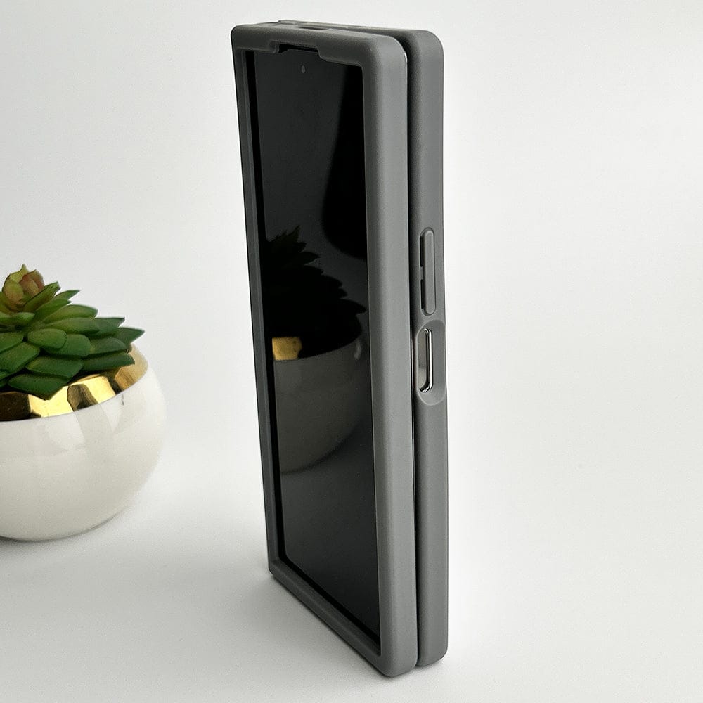 FRATO Fold 6 Collection Samsung Galaxy Z Fold 6 Smoke Frosted Case With Magnetic Charging Ring