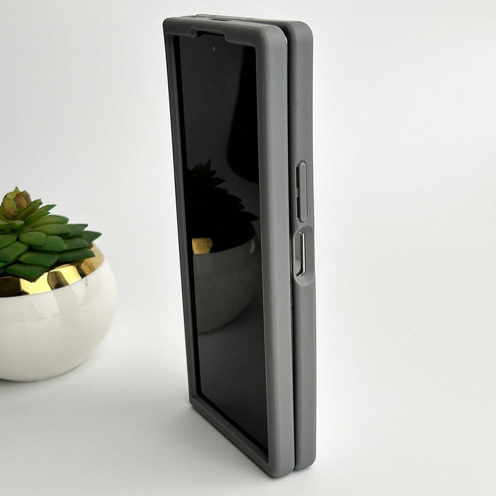 FRATO Fold 6 Collection Samsung Galaxy Z Fold 6 Smoke Frosted Case With Magnetic Charging Ring
