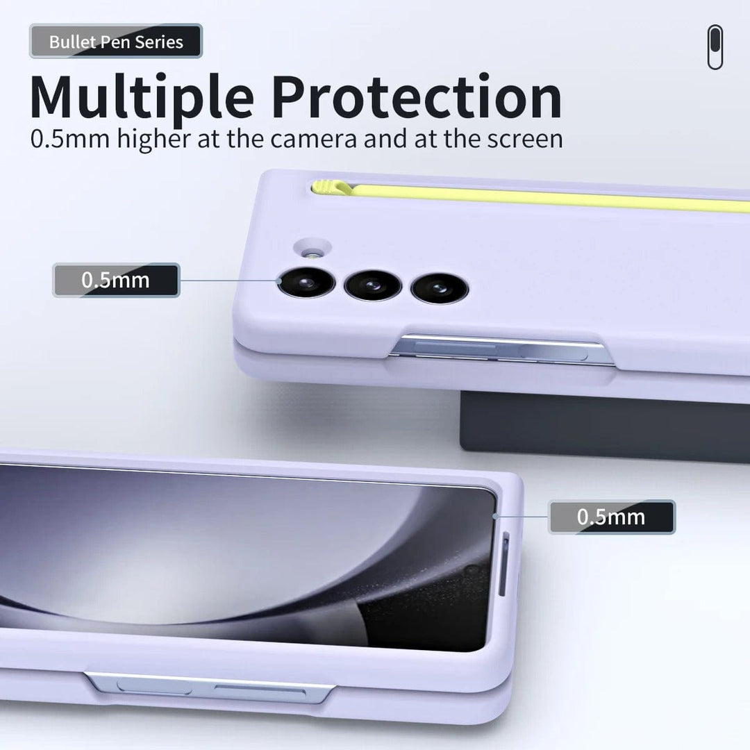 FRATO Fold 6 Collection Samsung Galaxy Z Fold 6 Touch Pen Slim Pen Slot Ultra Thin PC Protective Phone Cover