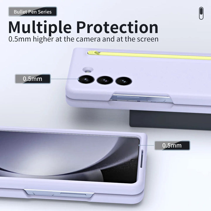 FRATO Fold 6 Collection Samsung Galaxy Z Fold 6 Touch Pen Slim Pen Slot Ultra Thin PC Protective Phone Cover