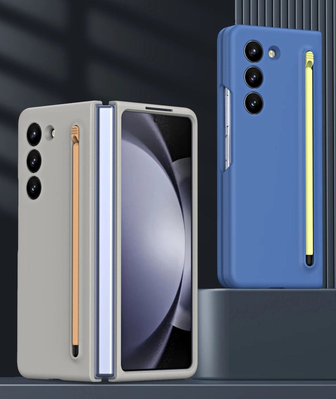 FRATO Fold 6 Collection Samsung Galaxy Z Fold 6 Touch Pen Slim Pen Slot Ultra Thin PC Protective Phone Cover