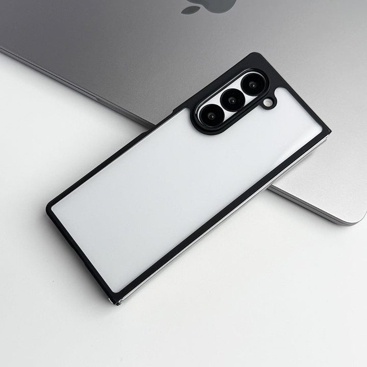 FRATO Fold 6 Collection Samsung Galaxy Z Fold 6 Transparent Acrylic Side Bumper Cover