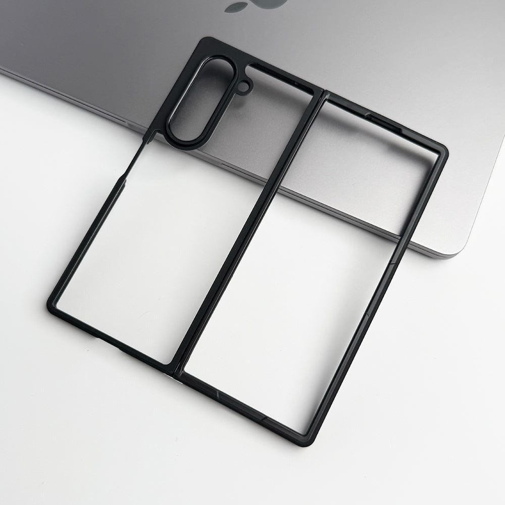 FRATO Fold 6 Collection Samsung Galaxy Z Fold 6 Transparent Acrylic Side Bumper Cover