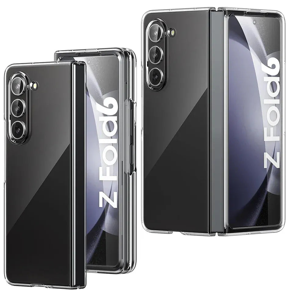 FRATO Fold 6 Collection Samsung Galaxy Z Fold 6 Transparent Cristal Hard Shell Cover Case