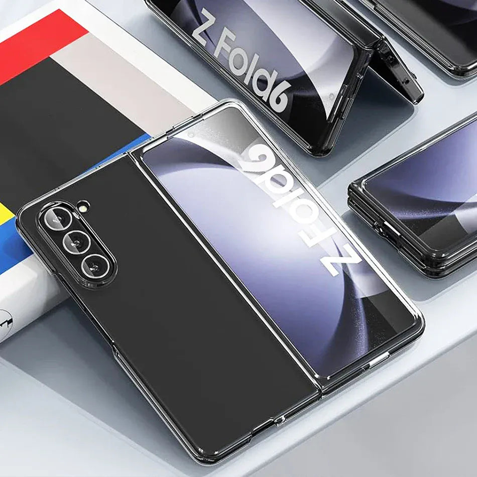 FRATO Fold 6 Collection Samsung Galaxy Z Fold 6 Transparent Cristal Hard Shell Cover Case