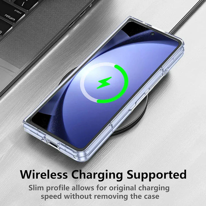 FRATO Fold 6 Collection Samsung Galaxy Z Fold 6 Transparent Cristal Hard Shell Cover Case