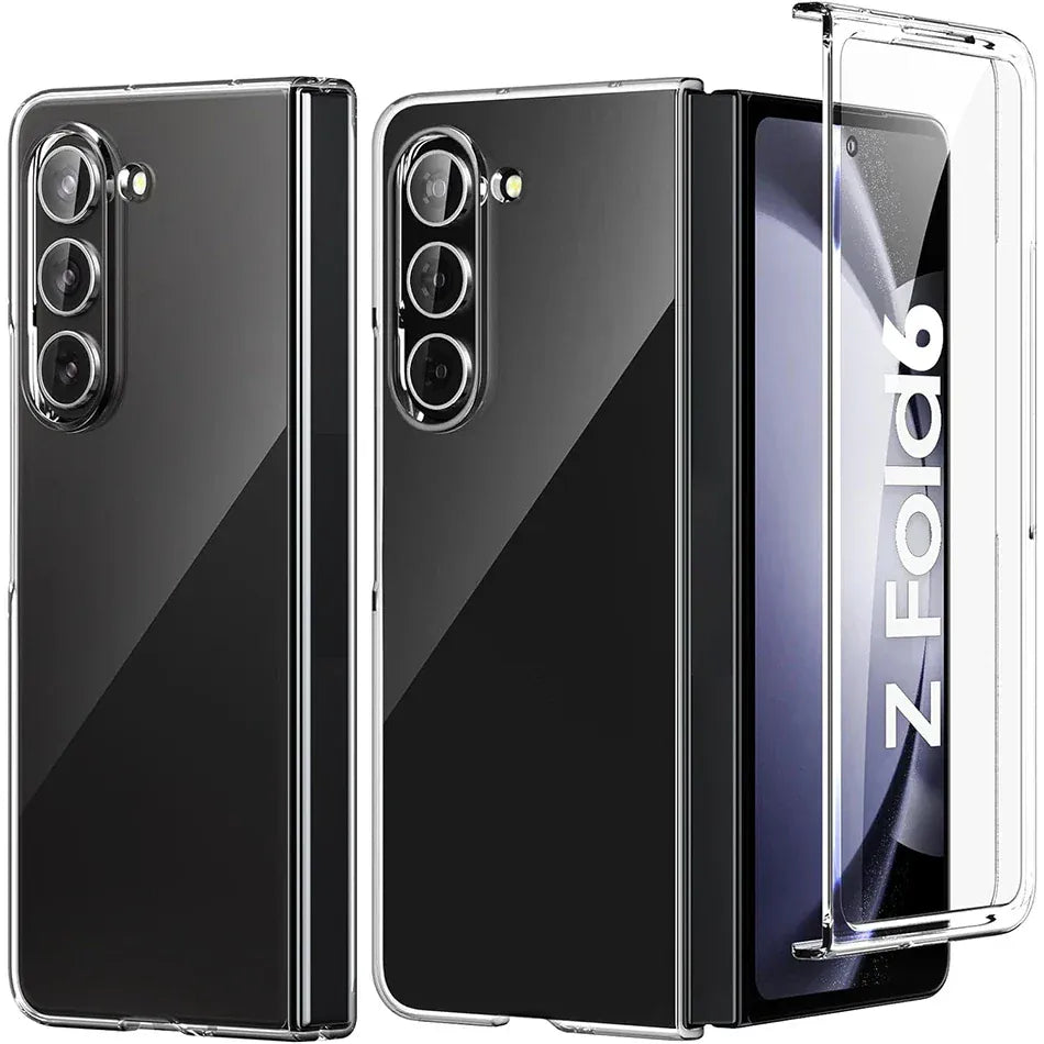 FRATO Fold 6 Collection Samsung Galaxy Z Fold 6 Transparent Cristal Hard Shell Cover Case