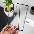 Galaxy Z Fold 7 Chrome Plated Transparent Case