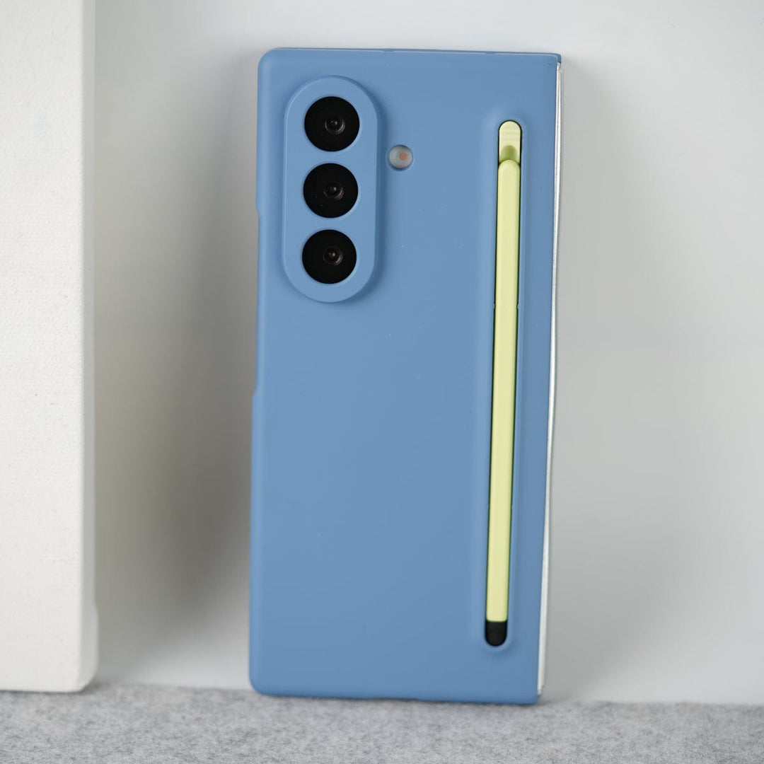 FRATO Fold 7 Collection Blue Samsung Galaxy Z Fold 7 Slim Pen Slot Ultra Thin PC Protective Cover