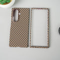 Samsung Galaxy Z Fold 7 Carbon Fiber Aramid Texture Case | Hard PC Slim MagSafe Cover | Shockproof Protective Design