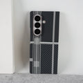 Samsung Galaxy Z Fold 7 Carbon Fiber Texture Aramid Design Hard Pc MagSafe Case Cover