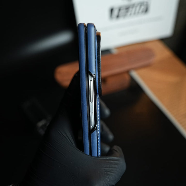 FRATO Fold 7 Collection Edge Stitched Leather Texture Case for Galaxy Z Fold 7 | Magnetic Case