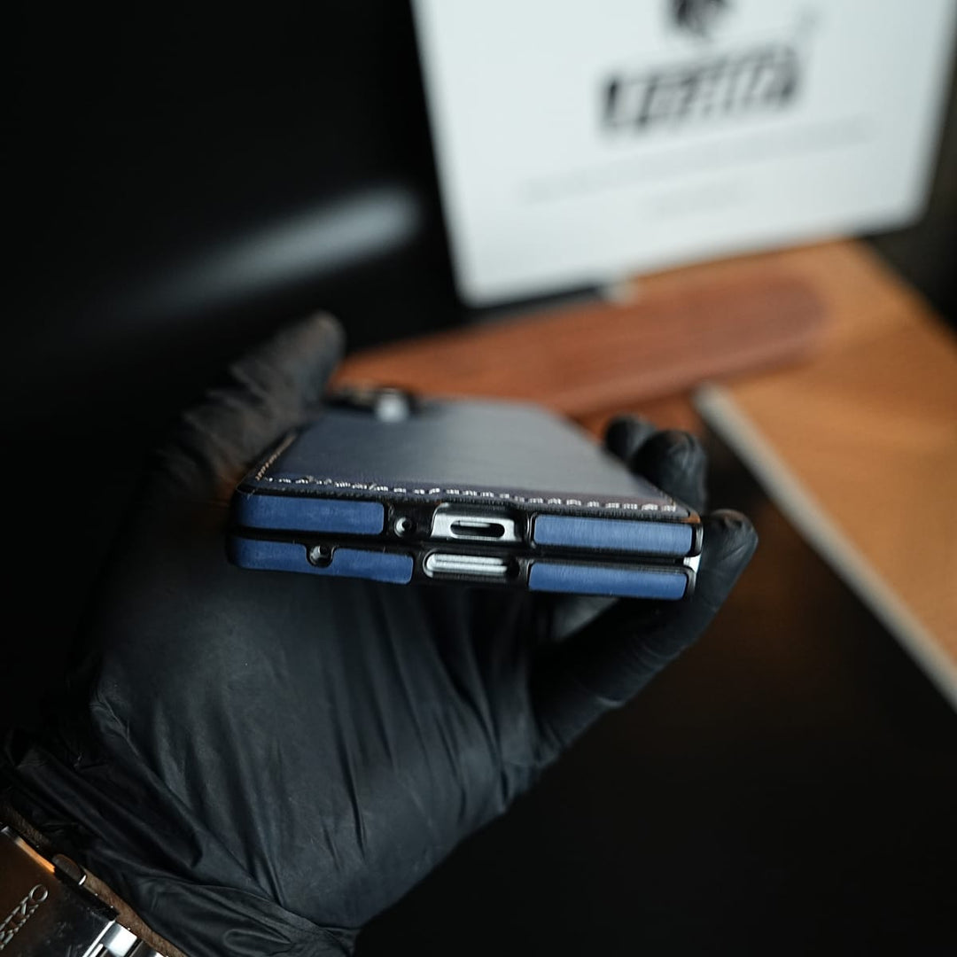 FRATO Fold 7 Collection Edge Stitched Leather Texture Case for Galaxy Z Fold 7 | Magnetic Case