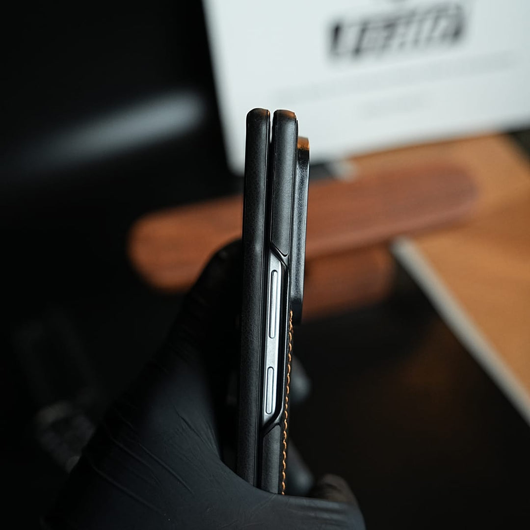 FRATO Fold 7 Collection Edge Stitched Leather Texture Case for Galaxy Z Fold 7 | Magnetic Case