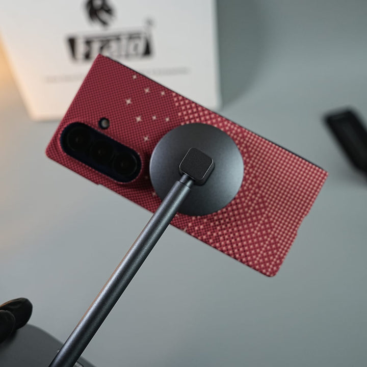 FRATO Fold 7 Collection Galaxy Fold 7 Premium Pixel Gradient MagSafe Case with Metal Camera Frame