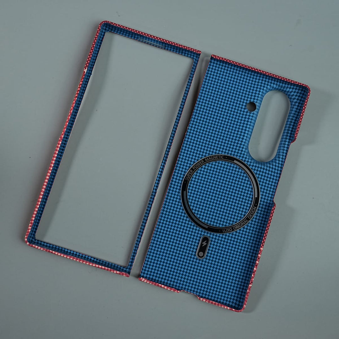 FRATO Fold 7 Collection Galaxy Fold 7 Premium Pixel Gradient MagSafe Case with Metal Camera Frame
