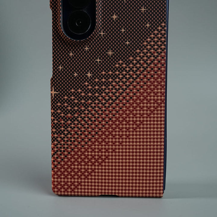 FRATO Fold 7 Collection Galaxy Fold 7 Premium Pixel Gradient MagSafe Case with Metal Camera Frame