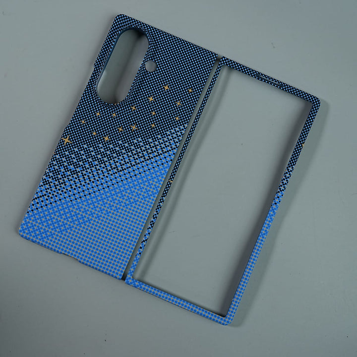 FRATO Fold 7 Collection Galaxy Fold 7 Premium Pixel Gradient MagSafe Case with Metal Camera Frame