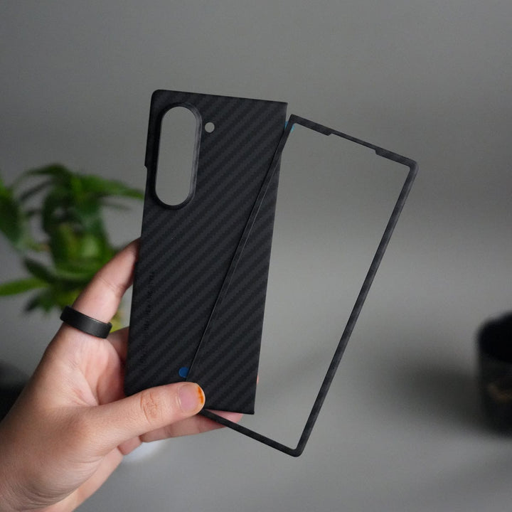 FRATO Fold 7 Collection Galaxy Z Fold 7 Carbon Fiber Slim Case | Ultra-Thin Lightweight Protective Cover