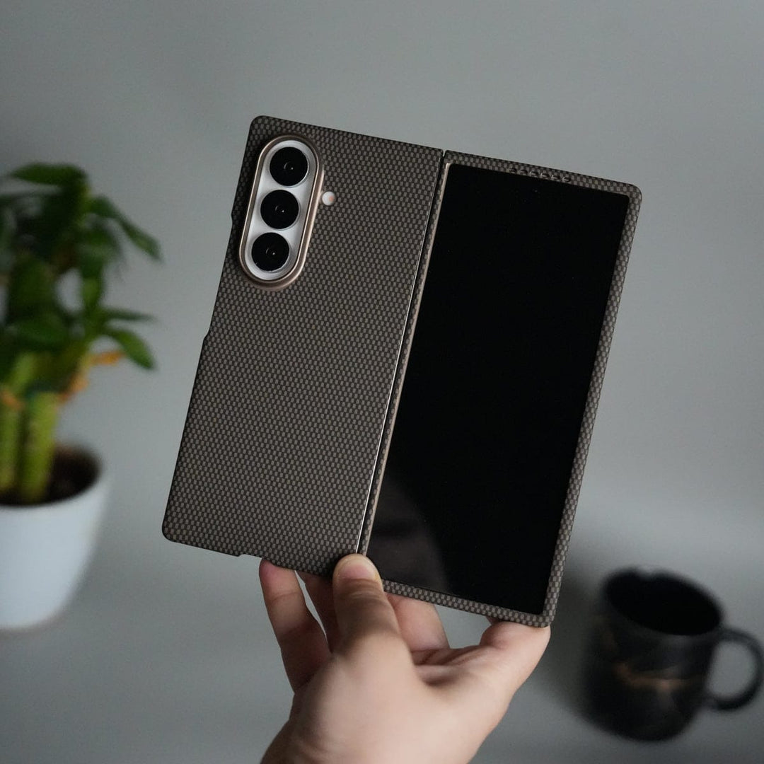 FRATO Fold 7 Collection Galaxy Z Fold 7 Carbon Fiber Style Case | Ultra-Slim Matte Protective Back Cover | Premium Camera Ring Finish