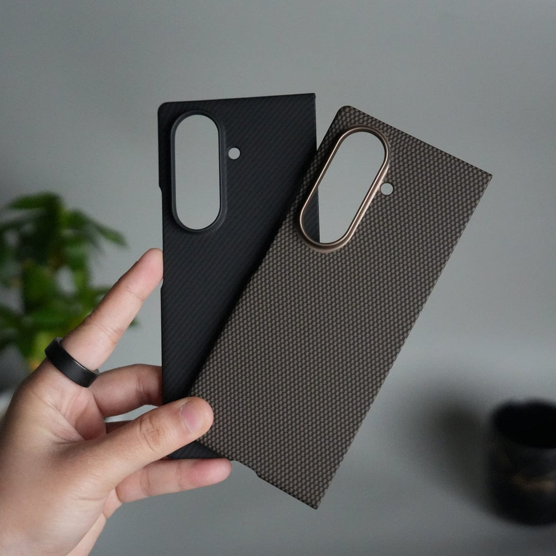 FRATO Fold 7 Collection Galaxy Z Fold 7 Carbon Fiber Style Case | Ultra-Slim Matte Protective Back Cover | Premium Camera Ring Finish