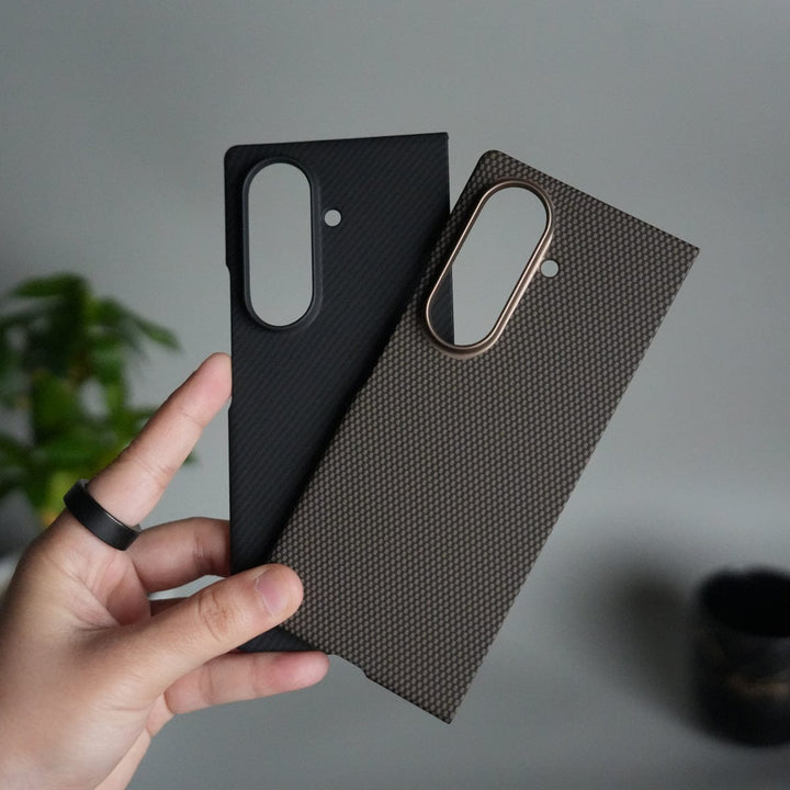 FRATO Fold 7 Collection Galaxy Z Fold 7 Carbon Fiber Style Case | Ultra-Slim Matte Protective Back Cover | Premium Camera Ring Finish