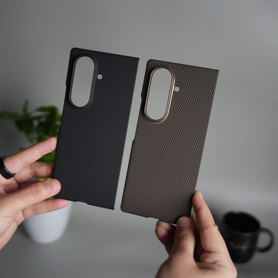 FRATO Fold 7 Collection Galaxy Z Fold 7 Carbon Fiber Style Case | Ultra-Slim Matte Protective Back Cover | Premium Camera Ring Finish