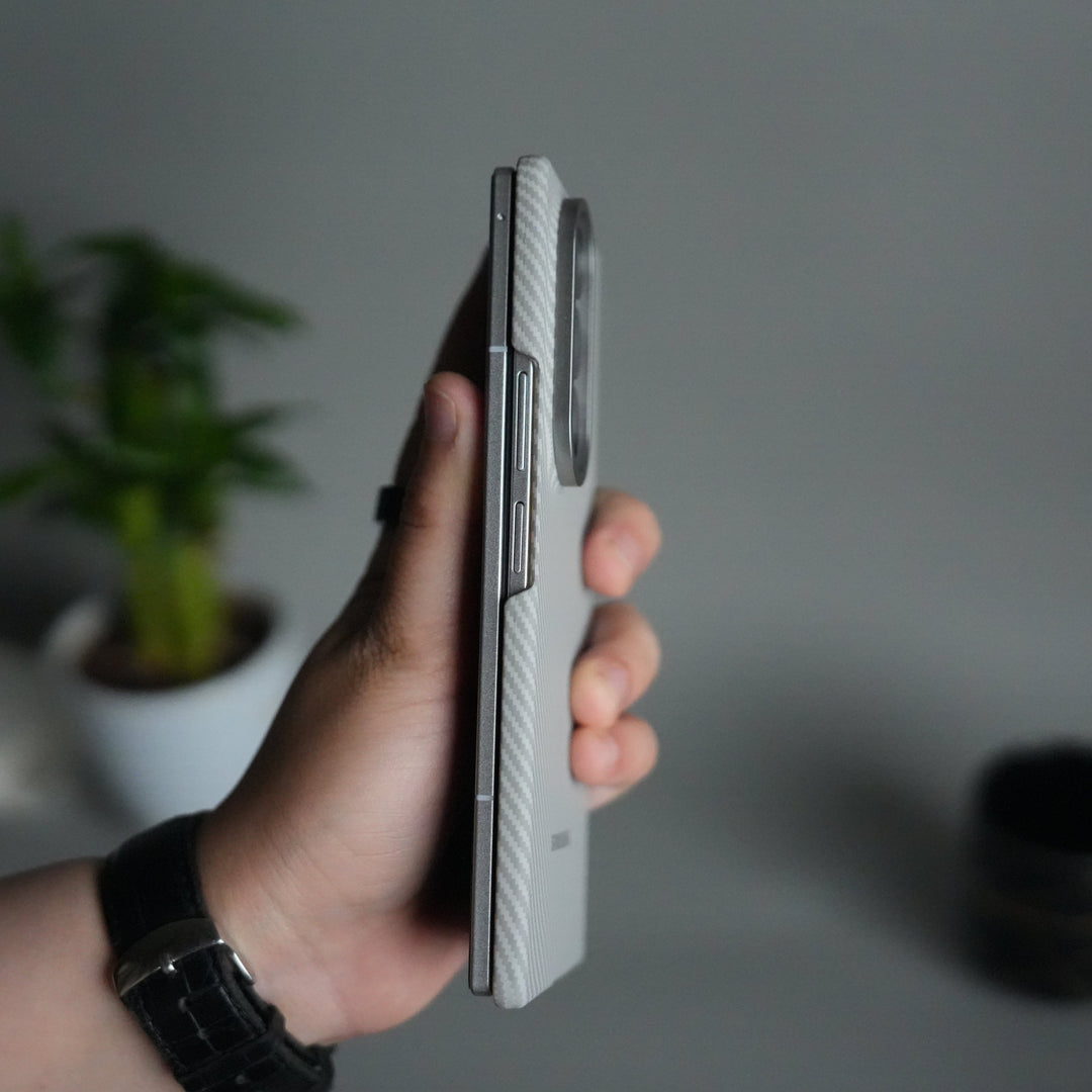 FRATO Fold 7 Collection Galaxy Z Fold 7 Carbon Fiber Texture Back Case with Front Membrane | Ultra-Thin Protective Cover