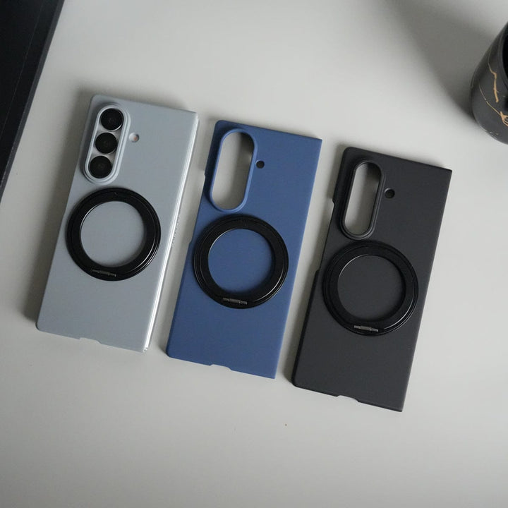 FRATO Fold 7 Collection Galaxy Z Fold 7 Case | 360° Rotating Stand + Front Glass Cover