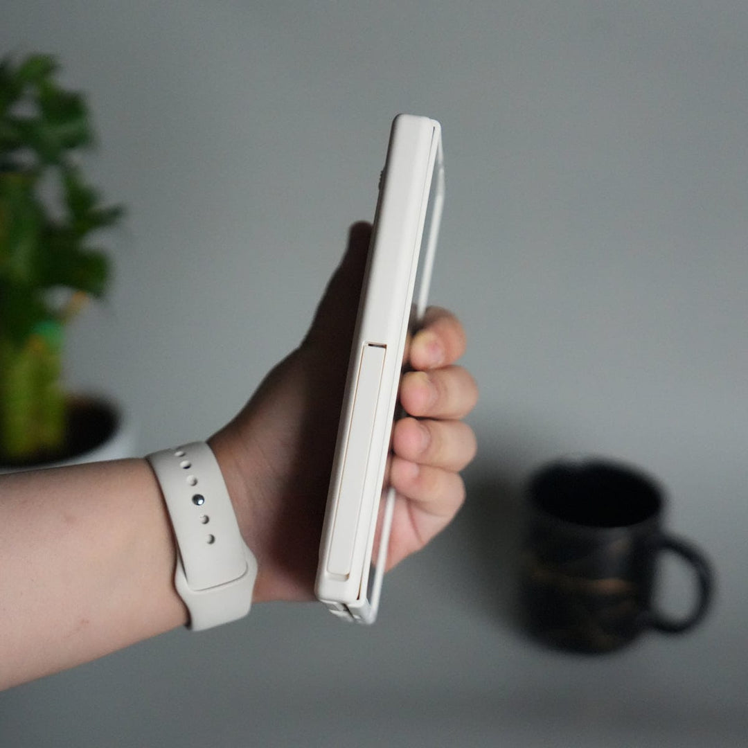 FRATO Fold 7 Collection Galaxy Z Fold 7 ELVEV Hinge Protection Kickstand+Screen Protector Stylus Pen Folding Case Cover