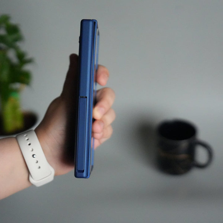 FRATO Fold 7 Collection Galaxy Z Fold 7 ELVEV Hinge Protection Kickstand+Screen Protector Stylus Pen Folding Case Cover