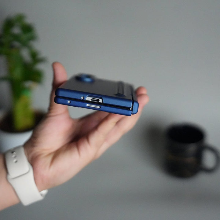FRATO Fold 7 Collection Galaxy Z Fold 7 ELVEV Hinge Protection Kickstand+Screen Protector Stylus Pen Folding Case Cover