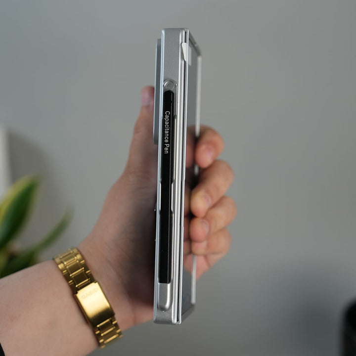 FRATO Fold 7 Collection Galaxy Z Fold 7 Full Protection Armor Case with Front Glass, Camera Shutter, Kickstand &amp; S Pen Cover