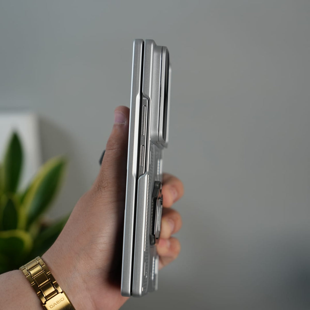 FRATO Fold 7 Collection Galaxy Z Fold 7 Full Protection Armor Case with Front Glass, Camera Shutter, Kickstand &amp; S Pen Cover